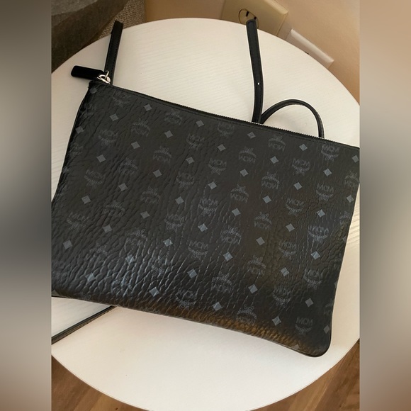 MCM Bags Mcm Crossbody Pouch In Visetos Original Black Poshmark